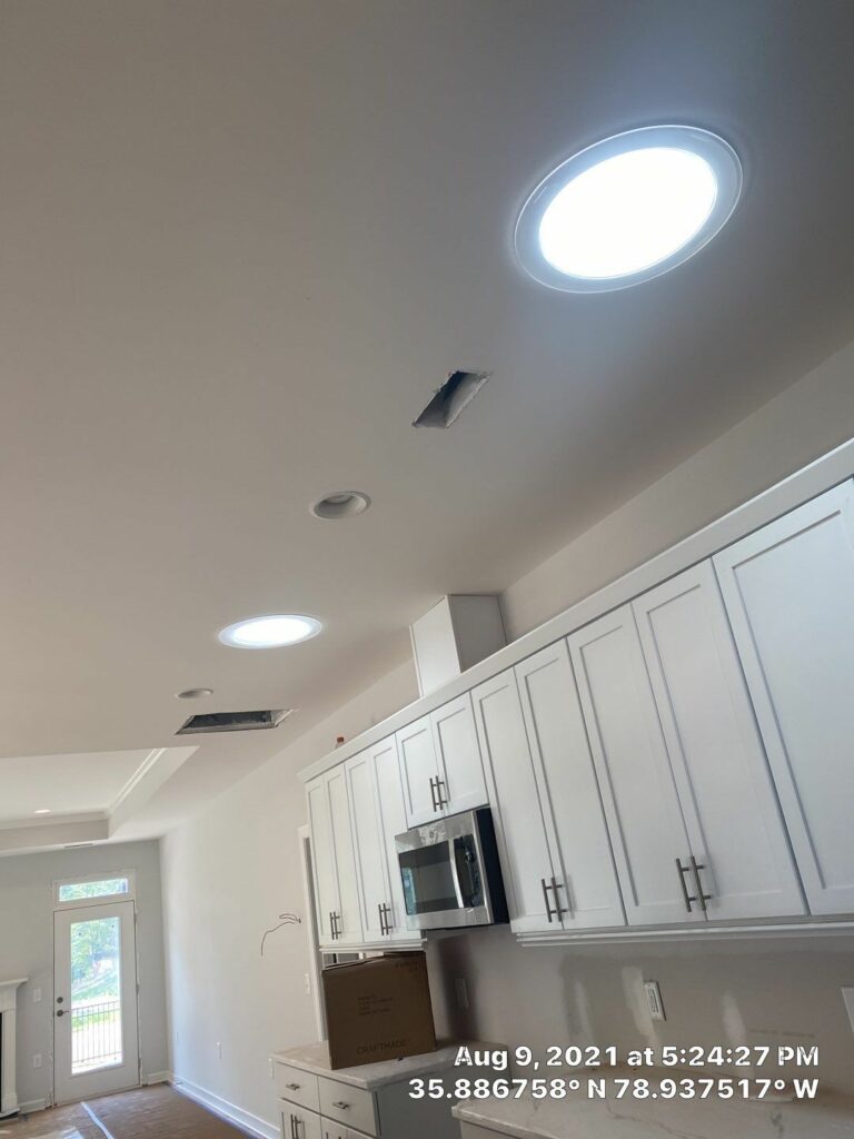 Two VELUX 14-inch Sun Tunnels in kitchen