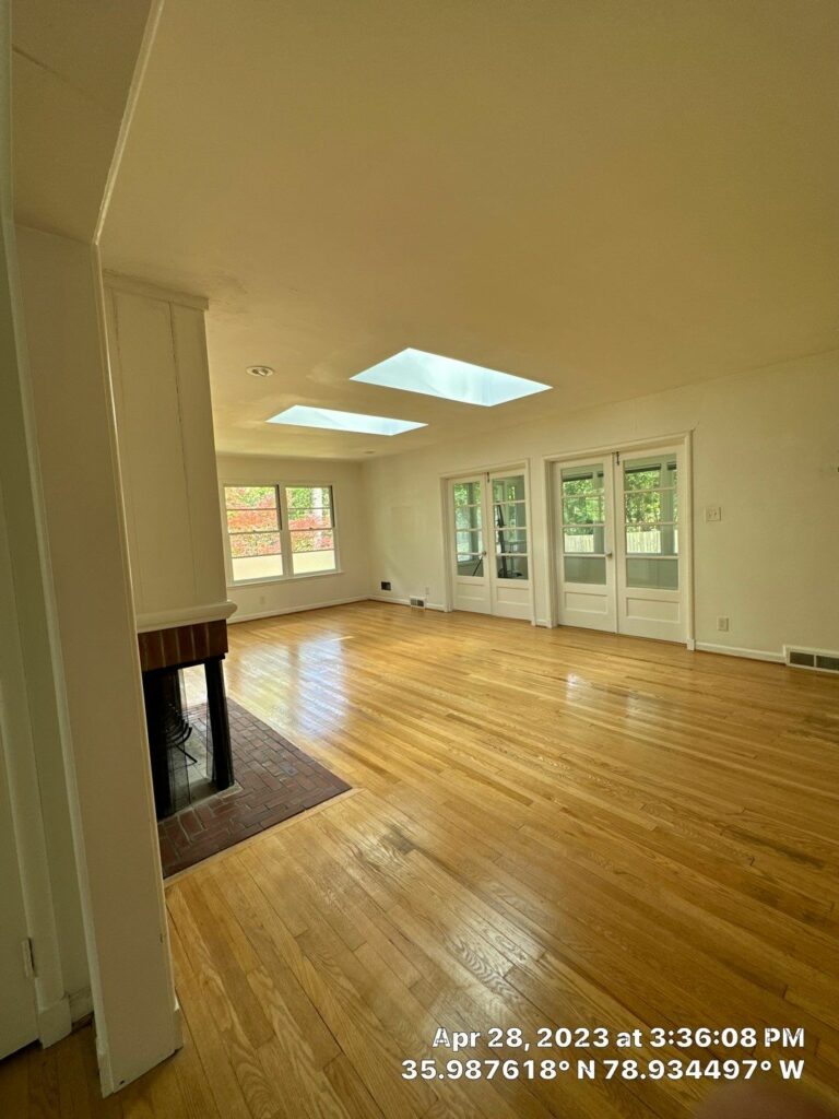 New cut skylight project