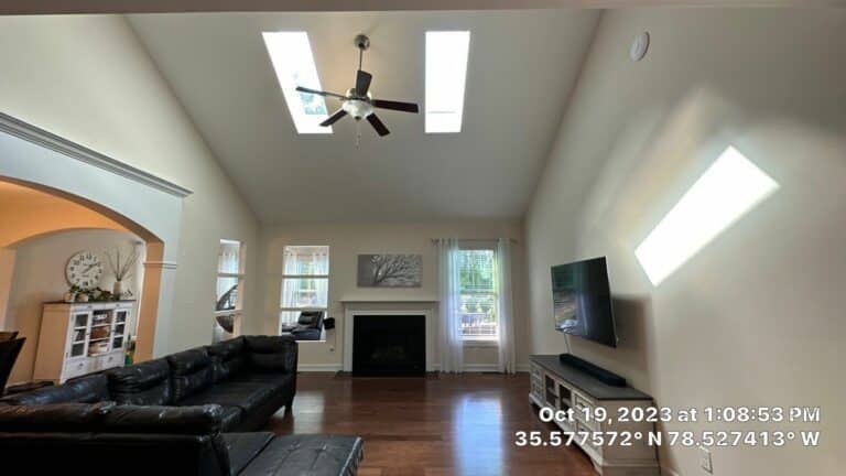 VELUX Fixed Deck Mounted C08 skylight new cut project