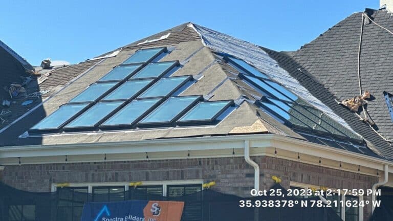 Bubbled skylight replacement