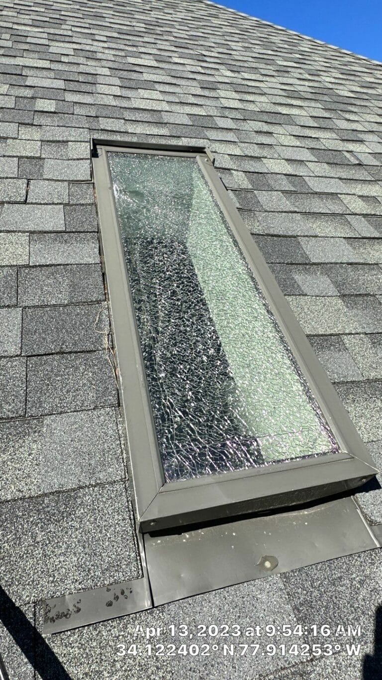 VELUX Fixed Deck Mounted C12 before and after