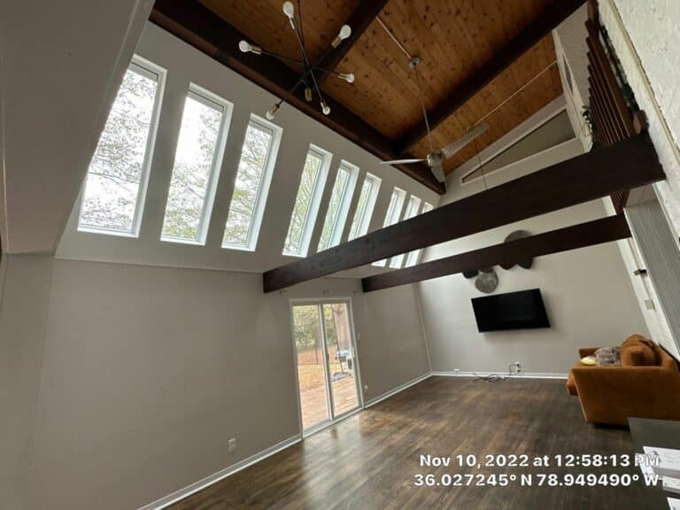 Skylight project renovation.